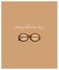 Happy father`s day! Trendy minimalistic greeting card with glasses for dad.