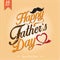 Happy Father\'s Day Typographical Background