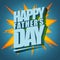 Happy Father`s day typographical vector card