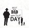 Happy Father`s Day vector illustration