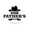 Happy father`s day vector lettering background. Happy Fathers Day