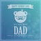 happy father's day wallpaper. Vector illustration decorative design