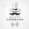 Happy Fathers Day elegant greeting card