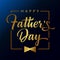 Happy Fathers Day golden calligraphy