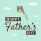 Happy Fathers day greeting card. Best dad. You`re my hero.