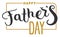 Happy Fathers Day. Lettering text for template greeting card