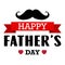Happy fathers day vintage retro type font