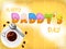 Happy Fatherâ€™s Day donut lettering with a cup of coffee theme for digital or printable cards or posters