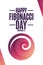 Happy Fibonacci Day. November 23. Holiday concept. Template for background, banner, card, poster with text inscription