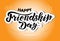 Happy friendship day