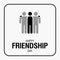 Happy Friendship Day text for friends greeting card