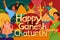 Happy Ganes Chaturthi festival celebration background