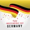 Happy Germany Independent Day Vector Template Design Illustration