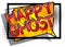 Happy Ghost Comic book style cartoon words