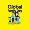 Happy Global Family Day Celebration Vector Template Design Illustration