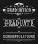 Happy Graduation day. Congratulations in Victorian style