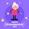 Happy grandmothers day card