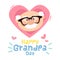 Happy grandpa day card