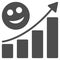 Happy Growing Trend Flat Icon