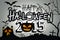 Happy Halloween 2015 Black Pumpkin Night Graveyard