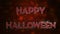 Happy Halloween 3D Text Effect - Metal And Blood