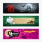 Happy Halloween banner collections design