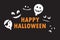 Happy Halloween - color background invitation