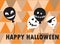 Happy Halloween - color background invitation