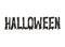 Happy halloween dark font message