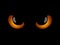 Happy Halloween. Evil scary eyes, black pupils. Halloween element for design. Vector