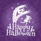 Happy Halloween greeting vector card