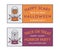 Happy Halloween invitation tickets