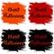 Happy Halloween. Lettering. Artistic Text Banner