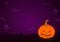 Happy Halloween  party background with pumpkin, ghost , full moon and cloud at night, brochure, card, banner  , vector