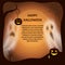 Happy Halloween Poster with Text Sample Vector