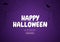 Happy Halloween, Shop Now poster Template Background. Vector Illustration