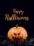 Happy Halloween sign stock images
