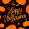 Happy Halloween. Trend calligraphy