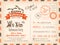 Happy Halloween Vintage Postcard invitation background design