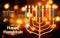 Happy Hanukkah, Jewish holiday background