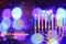 Happy Hanukkah, Jewish holiday background