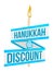 Happy Hanukkah Sale Emblem Design