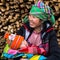 Happy Hmong Woman with Baby, Sapa, Vietnam