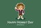 Happy Hobbit Day vector