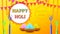 happy holi wishes illustration footage