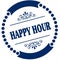 HAPPY HOUR blue seal.