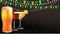 Happy hour drinks widescreen background