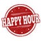 Happy hour sign or stamp