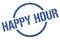 happy hour stamp