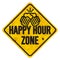 Happy Hour Zone Sign